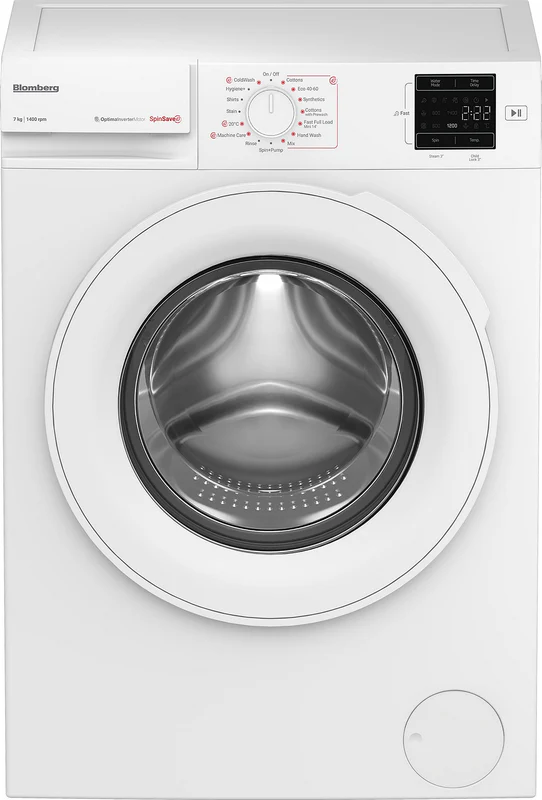 Blomberg LWA27461W Washing Machine 7kg Capacity 1400 Spin Speed Freestanding White - Image 3