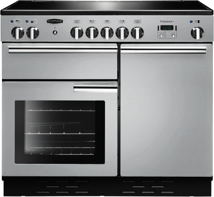 Rangemaster Professional Plus 100 Induction Stainless Steel And Chrome Prop100eiss/C