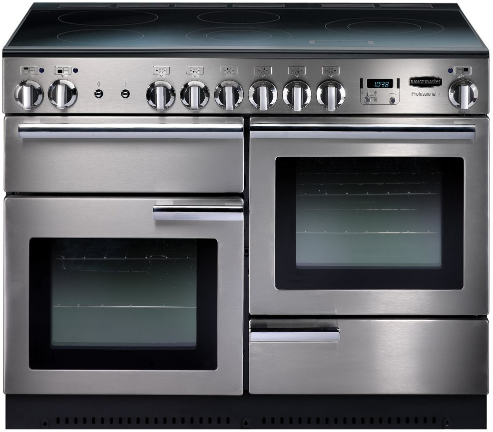 Rangemaster Professional Plus 110 Ceramic Stainless Steel And Chrome Prop110ecss/C