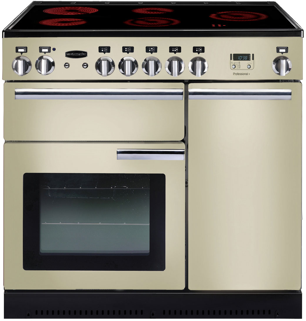 Rangemaster Cream Professional Plus 90 Ceramic And Chrome Prop90eccr/C