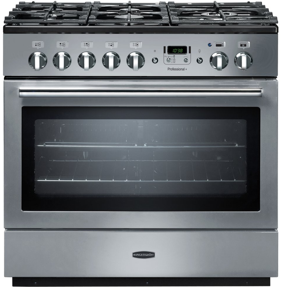 Rangemaster Professional Plus Fx 90 Dual Fuel Stainless Steel And Chrome Prop90fxdffss/C