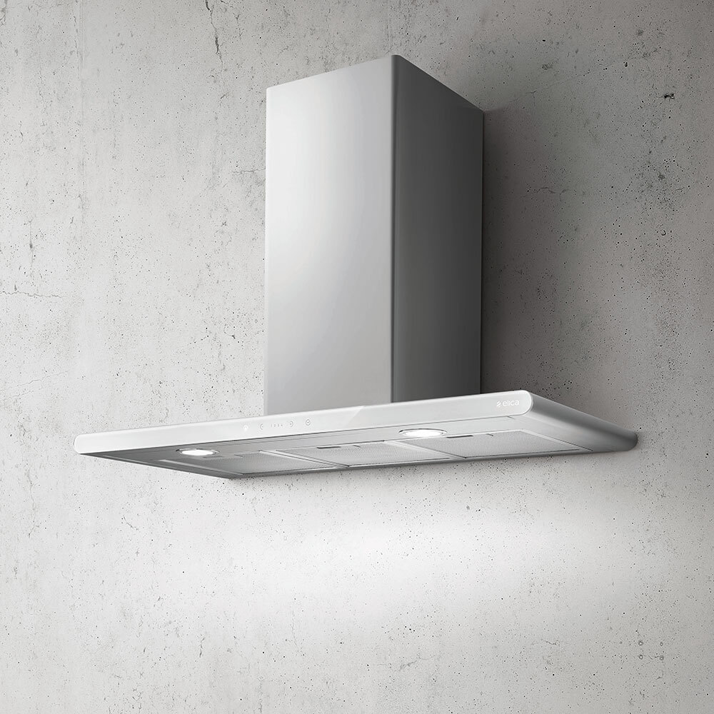 Elica White/Light Galaxy-Led-Wh 80Cm Chimney Cooker Hood