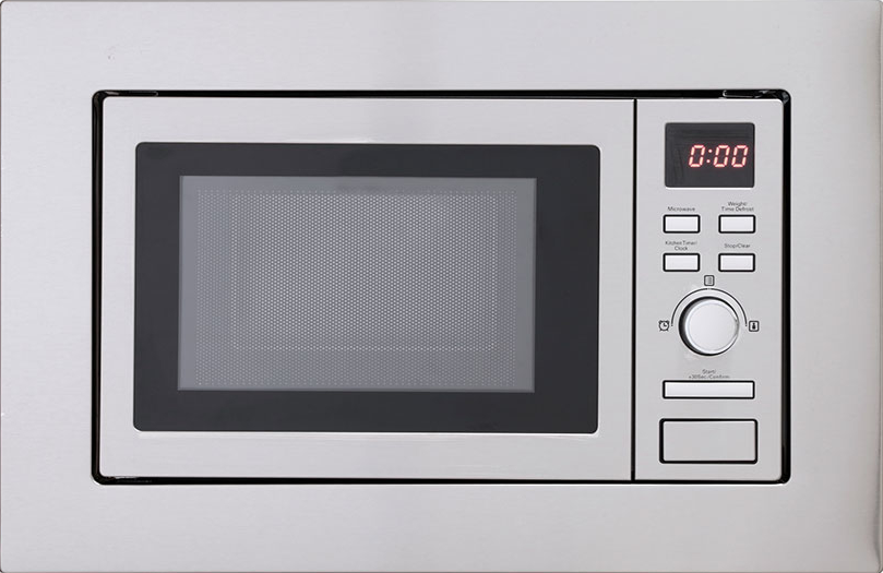 Montpellier Mwbi17-300 Stainless Steel Slim Depth Built In Solo Microwave
