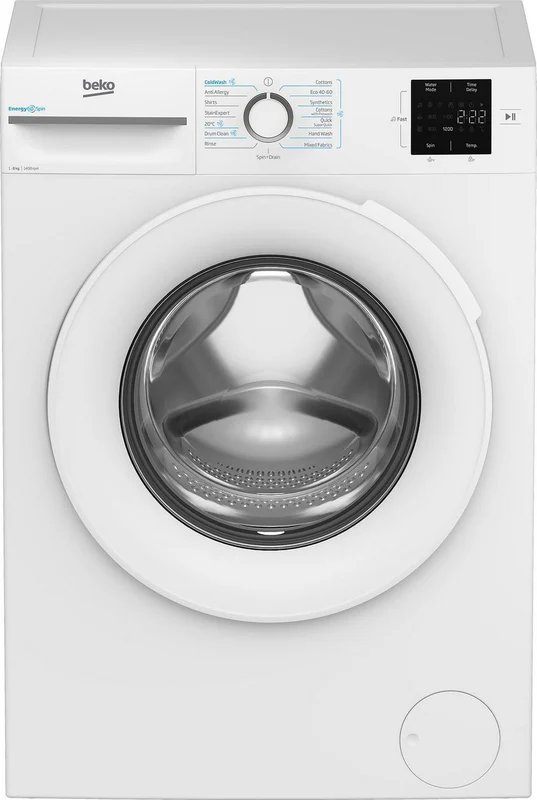 Beko White Bmn3wt3841w 8Kg 1400 Spin Washing Machine