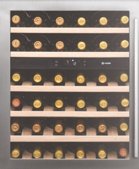 Caple Red/White/Bordeaux Wi6135 Built In Wine Cooler - Stainless Steel