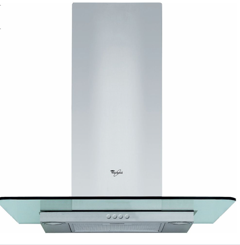 Whirlpool Whfg64flmx 60Cm Chimney Cooker Hood In Stainless Steel