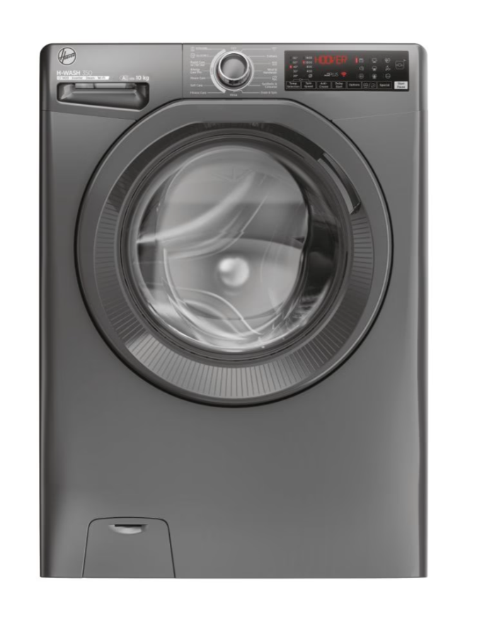 Hoover Anthracite Washing Machine H3wps4106trr6-80 H-Wash 350 10 Kg 1400 Rpm