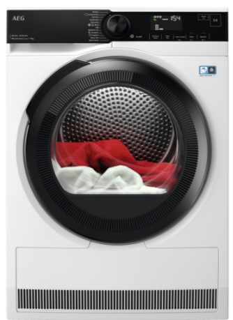 AEG 8000 AbsoluteCare Heat Pump Tumble Dryer, 9kg Capacity, White, Freestanding, ProTex Drum - Image 3