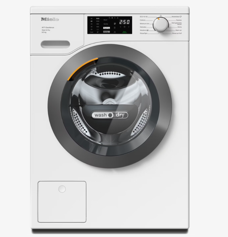 Miele White Wtd165wpm Freestanding Washer Dryer
