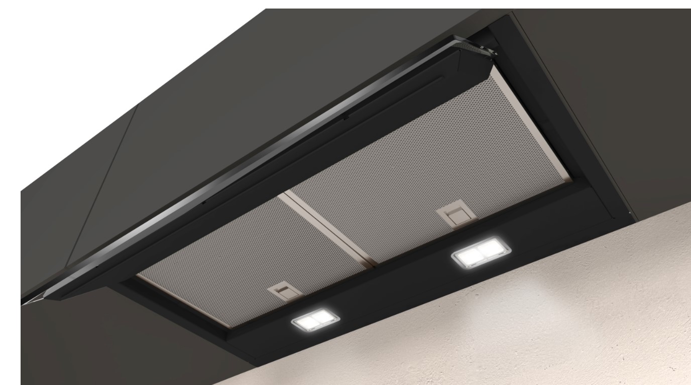 Neff Black D65xam2s0b Integrated Hood And Glass