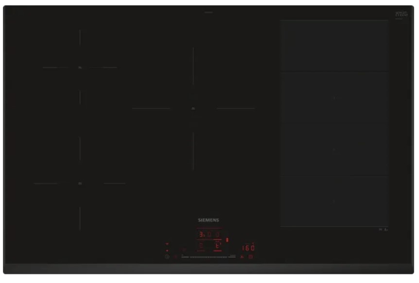 Siemens Black Iq700 Induction Hob 80 Cm