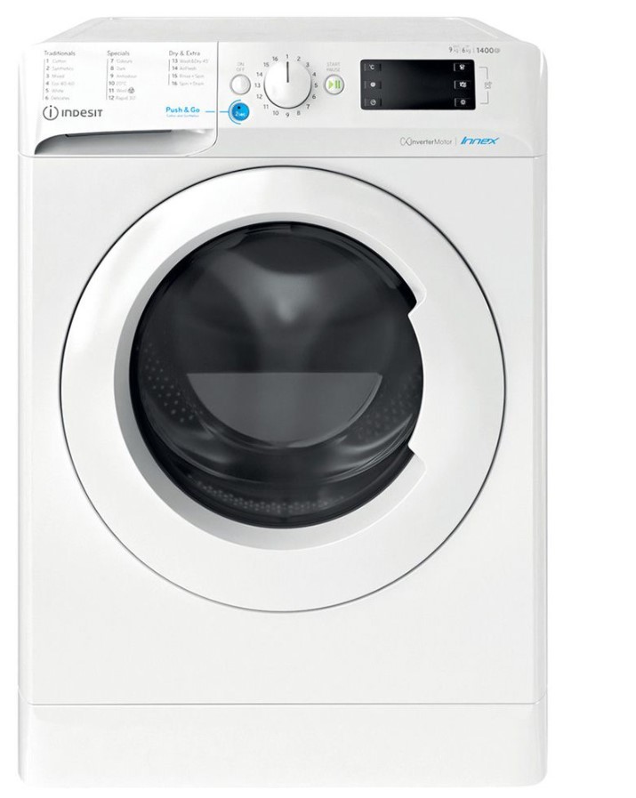 Indesit White Freestanding Washer Dryer 9Kg - Bde 96436X W Uk N