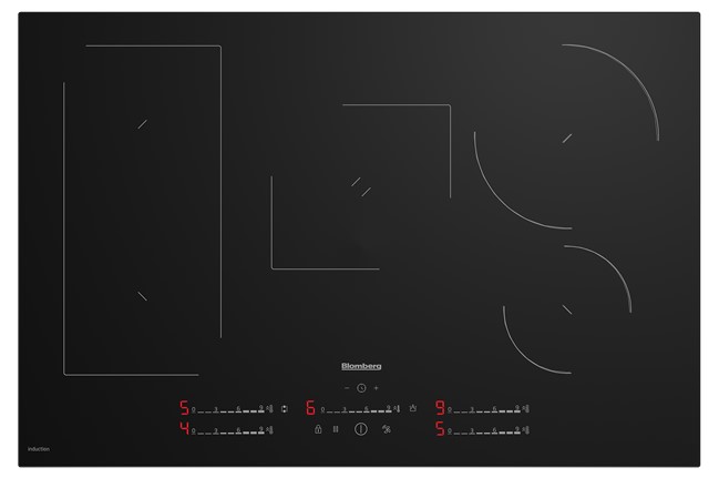 Blomberg Black Mix55487n 78Cm Induction Hob Ceramic