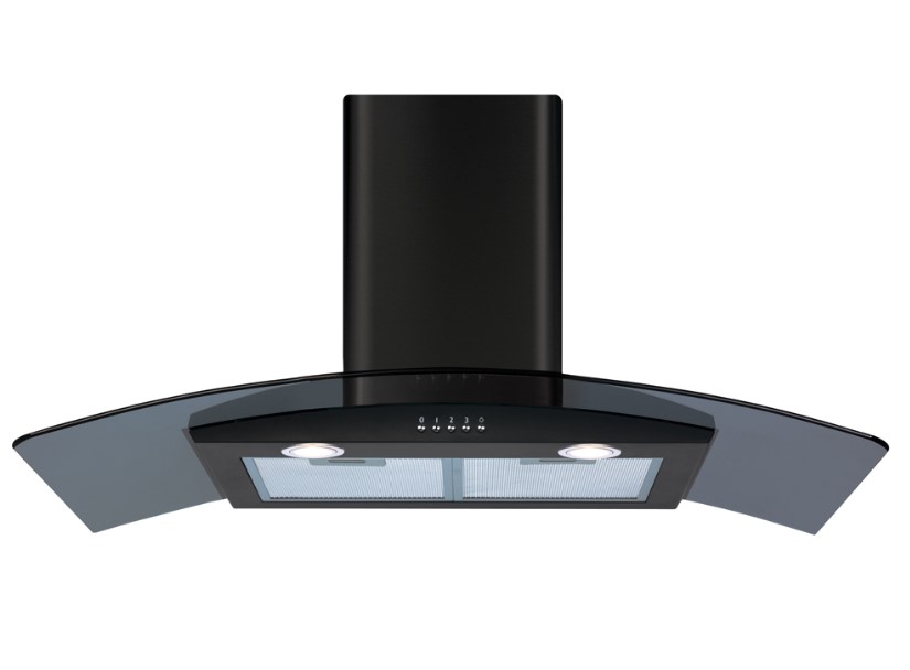 Cda Black Ecp92bl Curved Glass Extractor