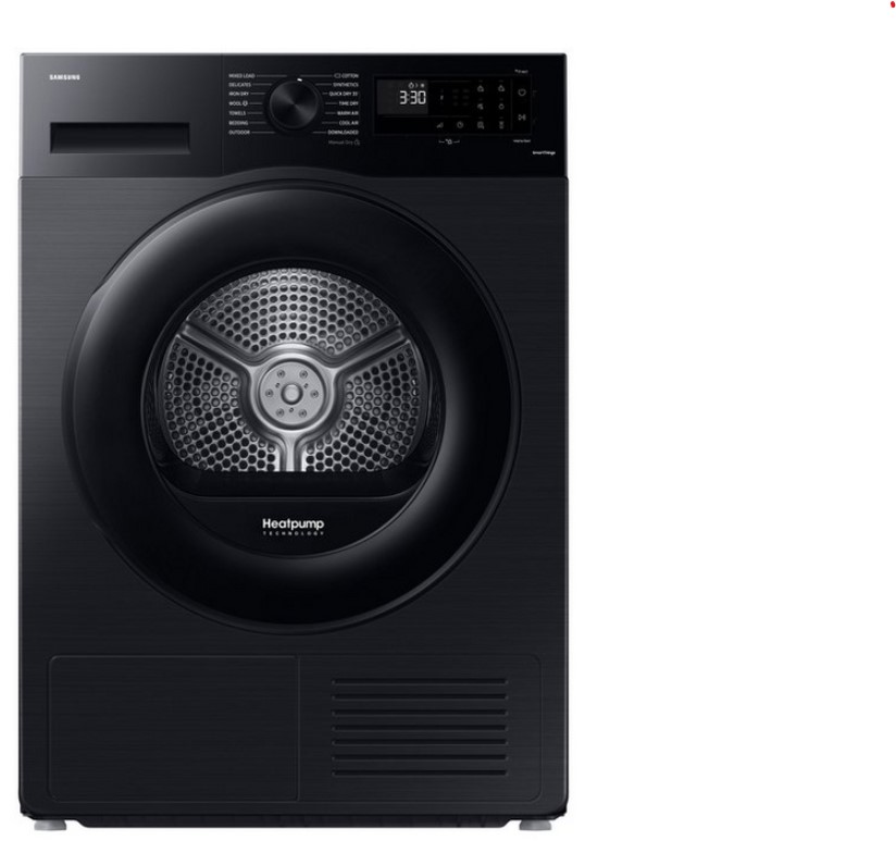 Samsung Black Dv90cgc0a0abeu 9Kg Heat Pump Tumble Dryer