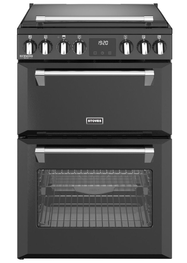 Stoves Black Electric Cooker - 60cm - 2 Oven - Induction Hob - Maxi-Grill™ - TrueTemp™ - Image 3