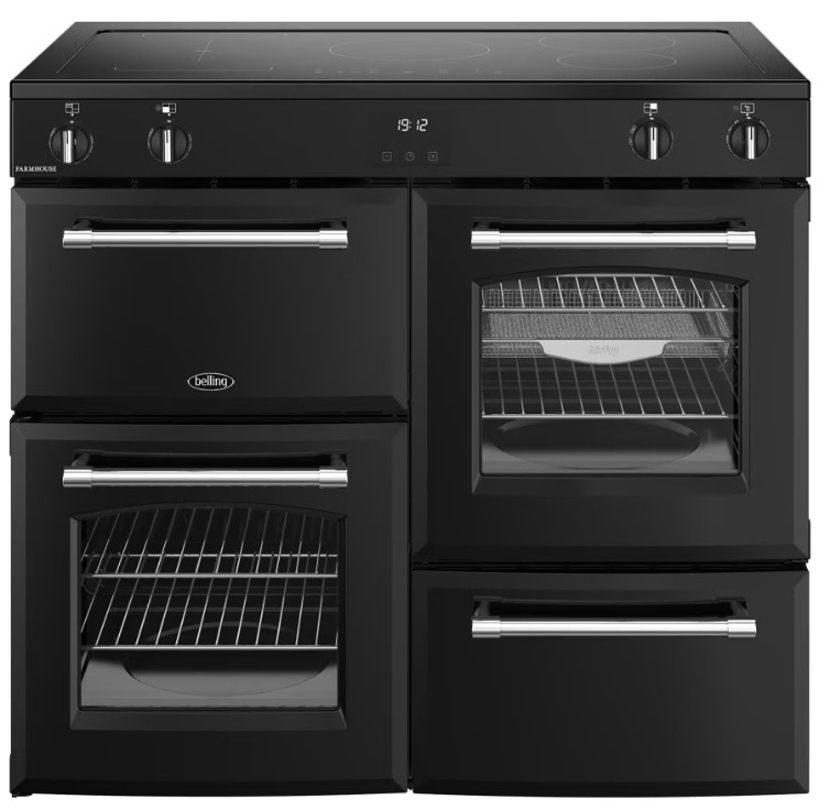 Belling Farmhouse 100Cm Electric Induction Range Cooker 444411832 - Image 3
