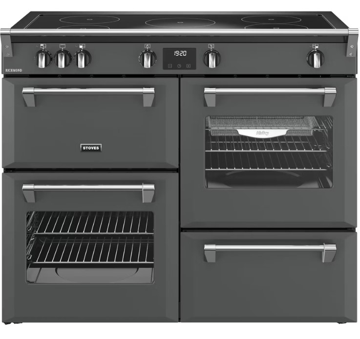 Stoves Anthracite 444411864 110Cm Wide Richmond Induction Range Cooker In