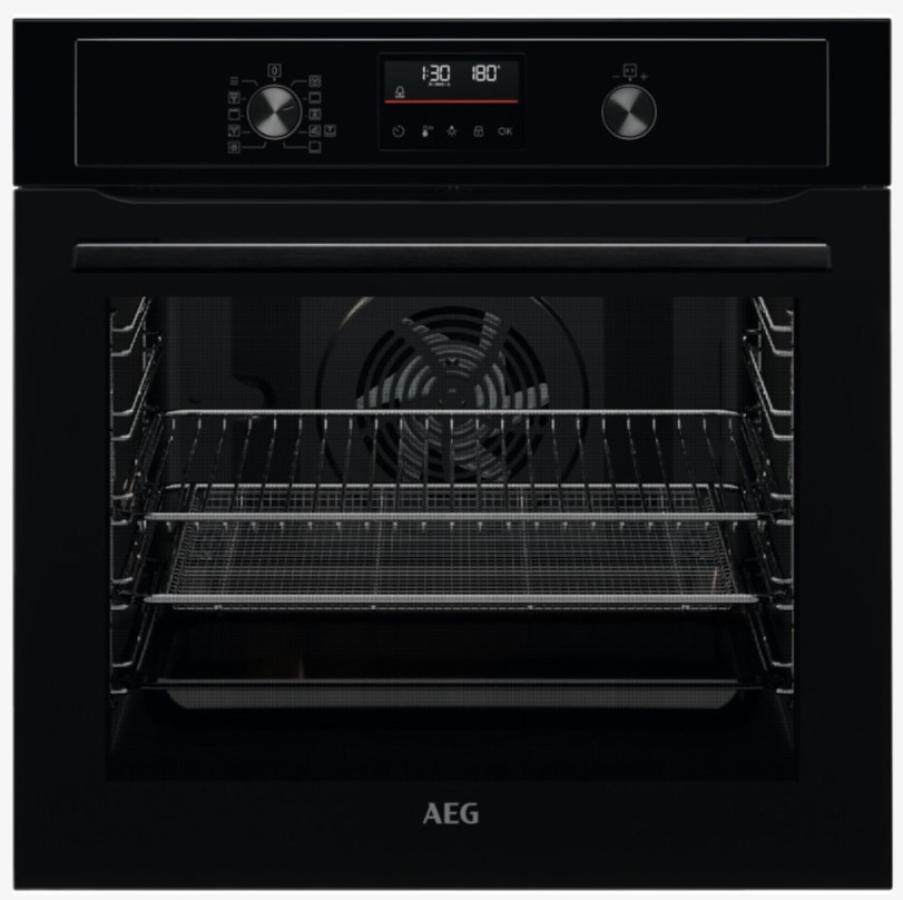 Aeg Black Bex535a61b Series 3000 Multifunction Single Oven