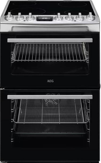 Aeg 6000 Steambake Ccx6740acm 60 Cm Electric Ceramic Cooker - Stainless Steel, Stainless Steel - Image 4