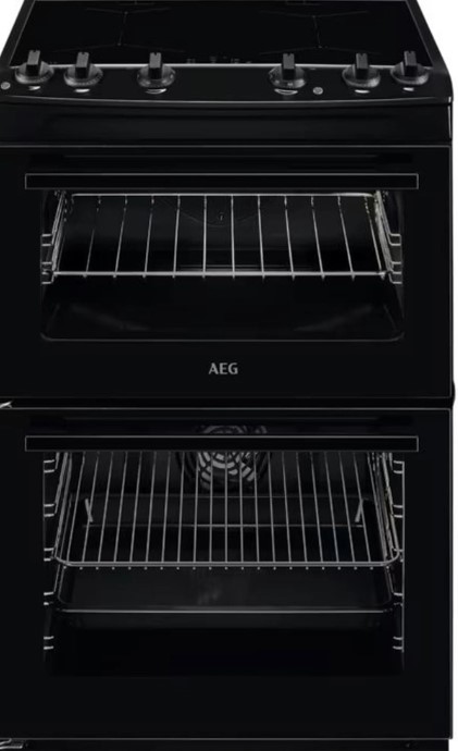 Aeg Black Cix6500abb 77L Induction Slot In Cooker - A Rated