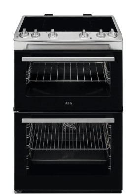 Aeg 6000 Surroundcook Cix6500abm 60Cm Electric Cooker With - Stainless Steel - A Rated