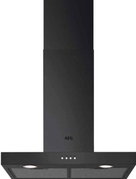 Aeg Black 6000 Series Dbx3651r 60Cm Wide Chimney Hood - C Rated
