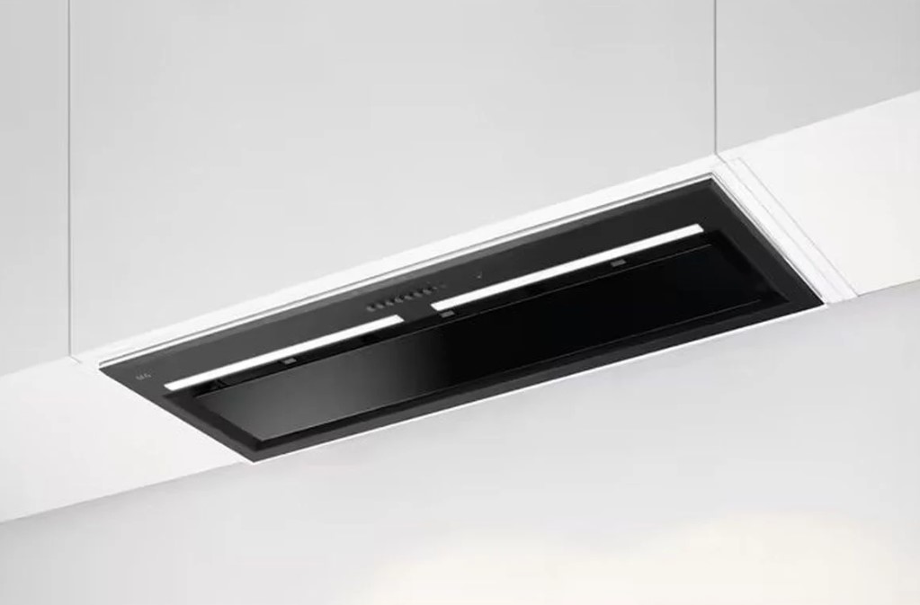 Aeg Black 9000 Series Gdg961ab 100Cm Wide Canopy Hood - Glass - A++ Rated