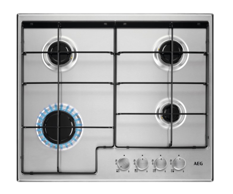 Aeg Stainless Steel Hgx6400sm 60Cm 4 Burner Gas Hob - Image 6