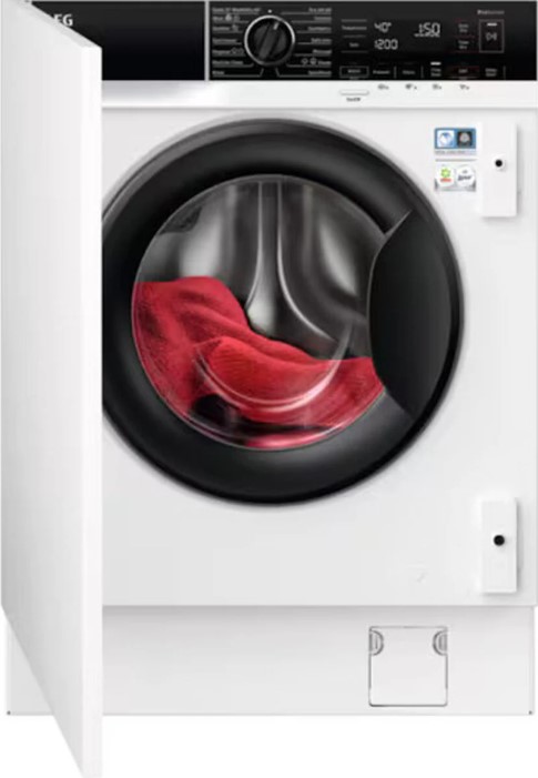 Aeg White 7000 Series L7wc84636bi 8Kg/4Kg Washer Dryer With 1600 Rpm - Fully Integrated - D Rated