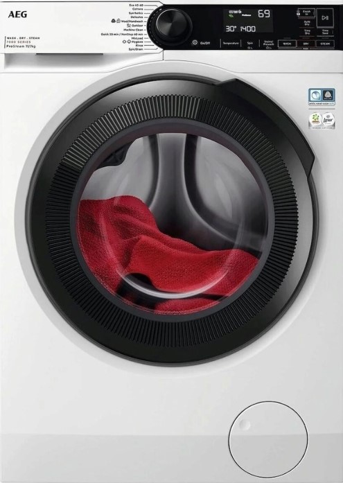 Aeg White 7000 Series Lwr7314l4b 11Kg/7Kg Washer Dryer With 1400 Rpm - D Rated