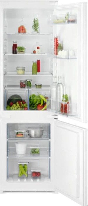 Aeg Nsc5s18zes Fully Integrated 70/30 Fridge Freezer Low Frost With Sliding Hinge - E Rated