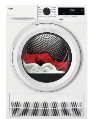 Aeg White 5000 Series Txh508a4r 8Kg Heat Pump Tumble Dryer - A++ Rated