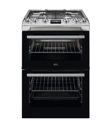 Aeg Cgx6130acm 60Cm Gas Cooker - Stainless Steel - A Rated