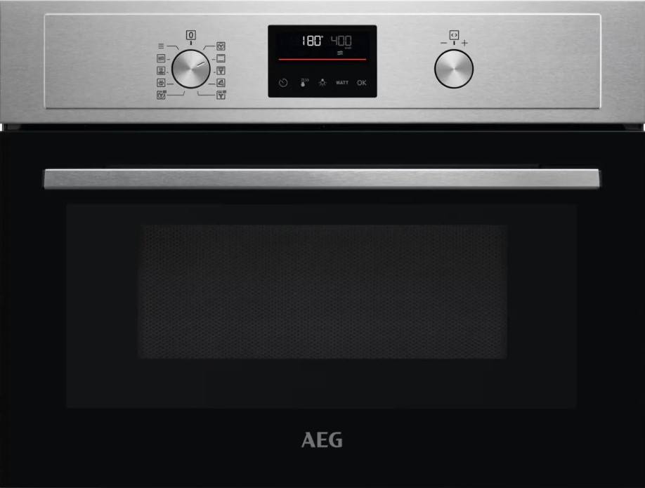 Aeg Light 8000 Series Kmx365060m Built-In Combi Microwave - Stainless Steel