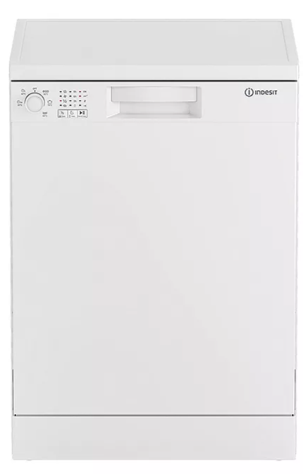 Indesit White Push&Go In2fe13dt9wuk Freestanding Full Size Dishwasher