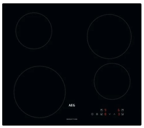 Aeg Black Ibs6420scb - Induction Hob - 60Cm 4 Zones