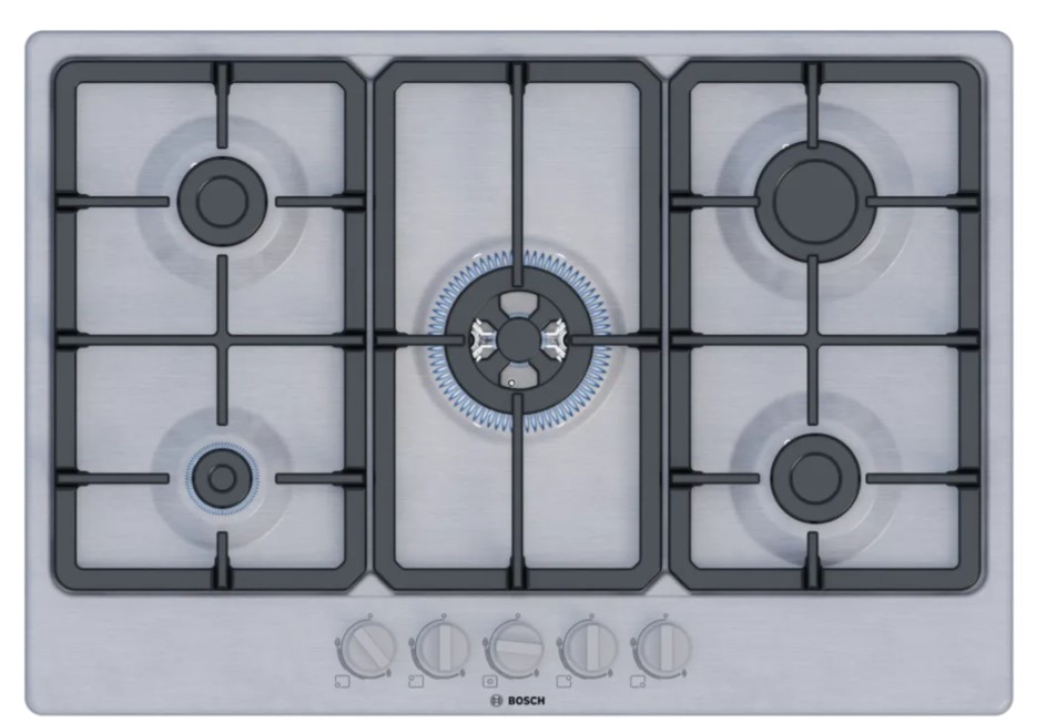 Bosch Series 4 Gas Hob 75 Cm Stainless Steel Pgq7b5k90