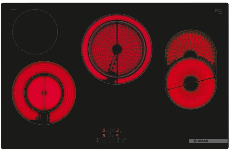 Bosch PKH811BB1D Series 4 80cm 4 Zone Touch Ceramic Hob - Black (Imperfections) - Image 3