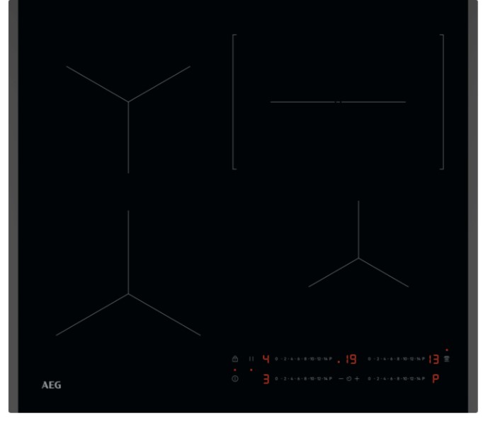 Aeg Black To64ic0xfb 5000 Induction Hob 60Cm
