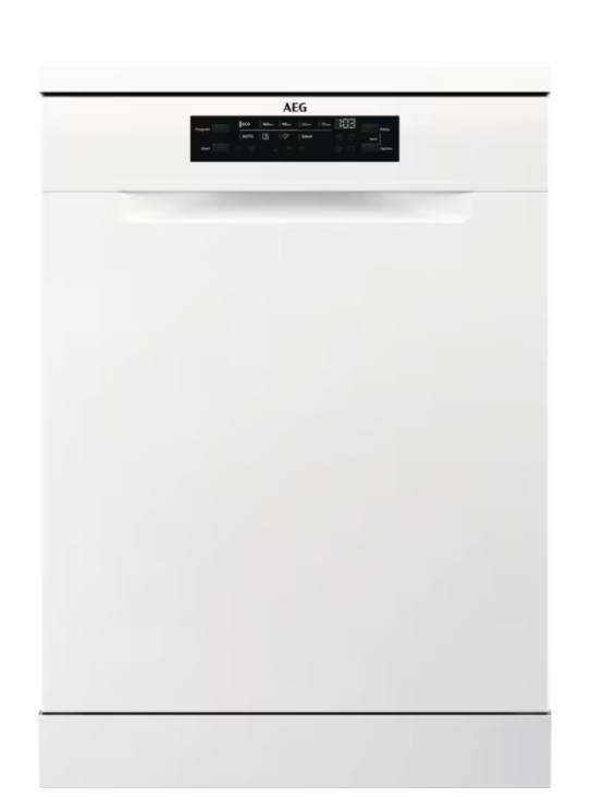Aeg White Ffb75727pw 7000 Glasscare Dishwasher 60Cm