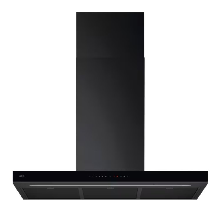 Aeg Black/Light Gb87d91cb 8000 Auroratech Cooker Hood 90 Cm