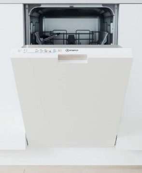 Indesit White Push&Go In2ie10cs80uk Fully Integrated Slimline Dishwasher