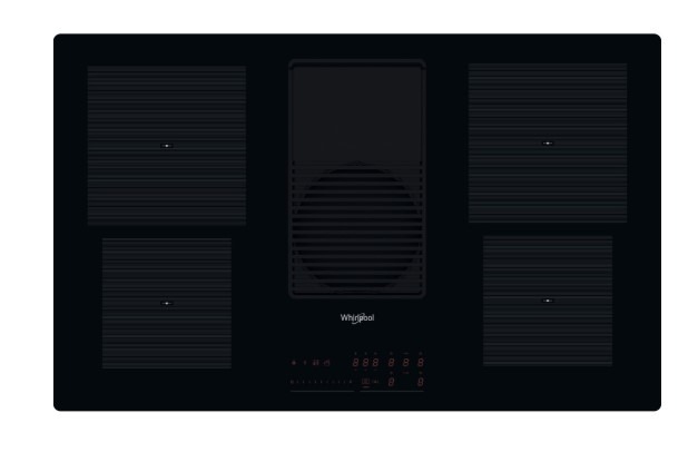 Whirlpool Black Vented Glass-Ceramic Induction Hob Wvh92kfkit1