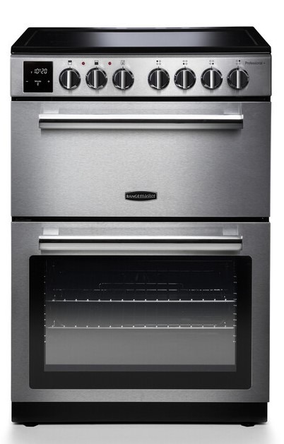 Rangemaster Professional Propl60ecss/C 60 Cm Electric Ceramic Range Cooker - Stainless Steel & Chrome, Stainless Steel - Image 5