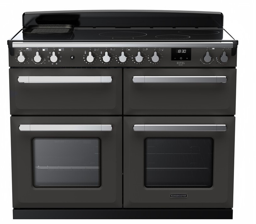 Rangemaster Estel Deluxe 110Cm Induction Range Cooker In Slate / Chrome Trim Esdlb110eipslt/Cm1 - Image 5
