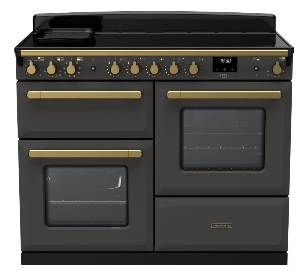 Rangemaster Estel Deluxe Esdlo110eipslt/Ab1 110Cm Induction Range Cooker Slate