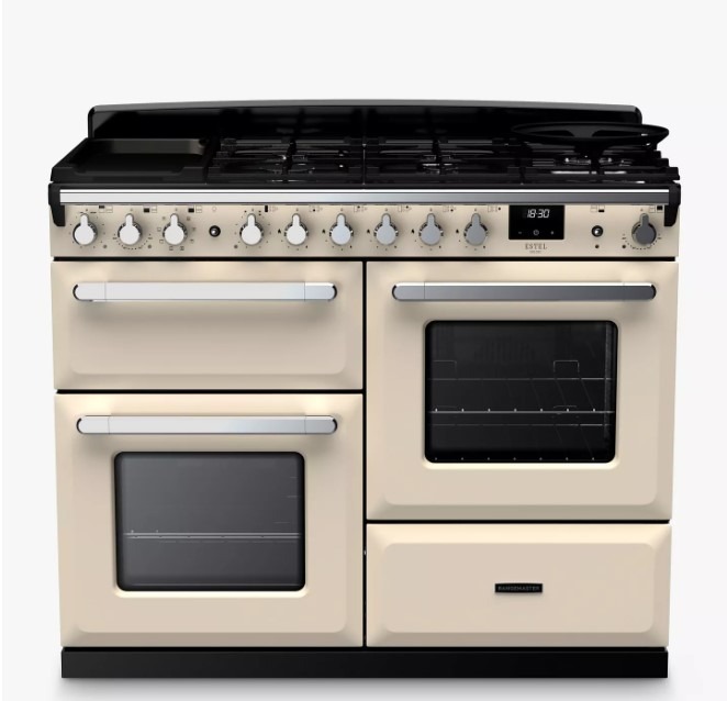 Rangemaster ESDLO110DFPPCR/CM1 Estel Deluxe OC 110cm Dual Fuel Pale Cream - Image 4