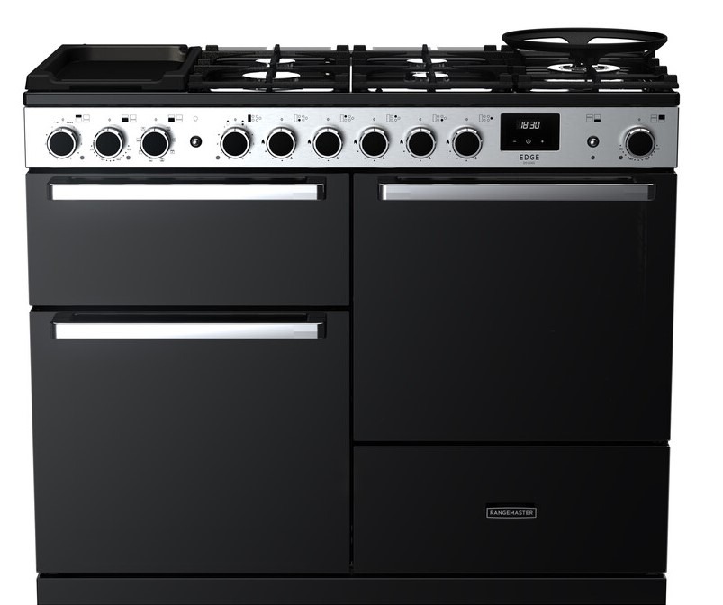 Rangemaster EDDLO110DFGBLK/CM1 Edge Deluxe OC 110cm Dual Fuel Black (Glass) - Image 5
