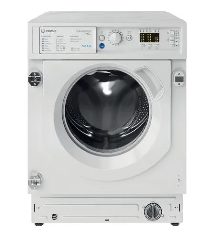 Indesit White Push&Go Bi Wdil 75148 Uk 7Kg Integrated Washer Dryer